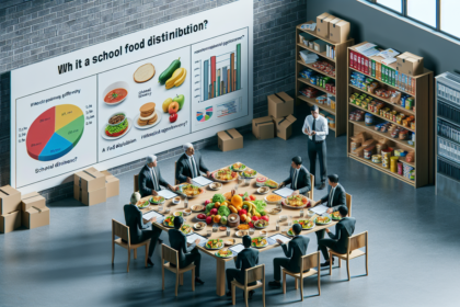 alt_text: Distribusi makanan sekolah: rapat perencanaan untuk efisiensi atau evaluasi kelalaian?