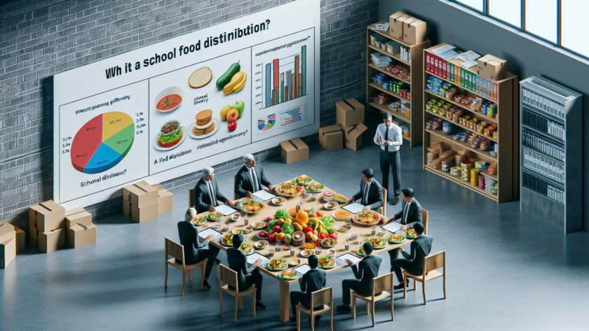 alt_text: Distribusi makanan sekolah: rapat perencanaan untuk efisiensi atau evaluasi kelalaian?