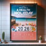 alt_text: Poster promosi libur kesehatan 2026, ajakan reset hidup sehat dan keseimbangan.