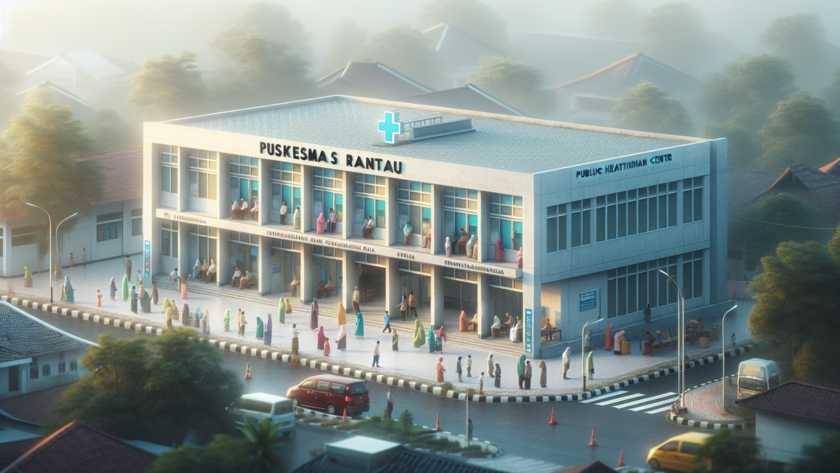 alt_text: Puskesmas Rantau kembali beroperasi untuk memulihkan kesehatan publik.