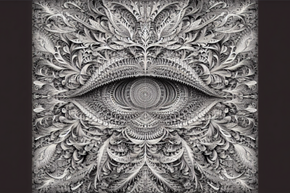 alt_text: Tes mata dengan gambar tersembunyi untuk menguji ketajaman penglihatan.