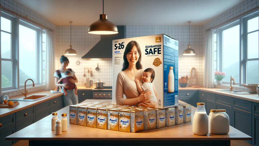 alt_text: Logo BPOM di kemasan susu formula untuk kesehatan bayi di Indonesia.