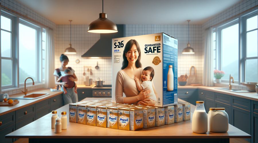 alt_text: Logo BPOM di kemasan susu formula untuk kesehatan bayi di Indonesia.