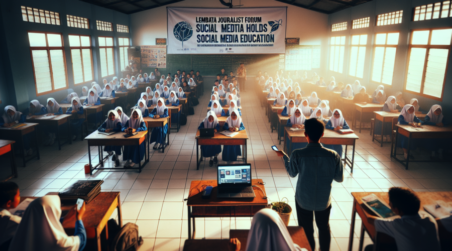 alt_text: Siswa SMKN 1 Nubatukan belajar analisis kritis media sosial dalam sesi edukasi interaktif.