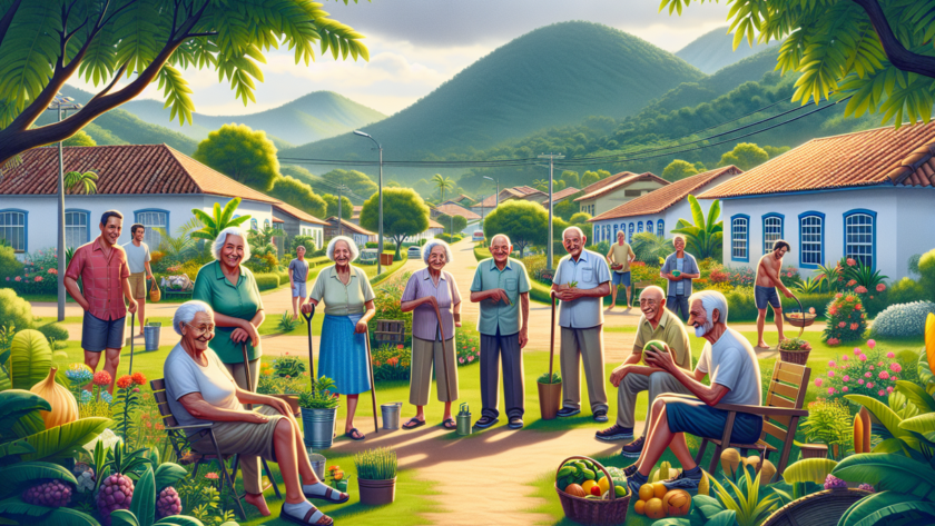 alt_text: Penduduk Brasil yang berumur panjang, hasil penelitian genetika tentang penuaan sehat.