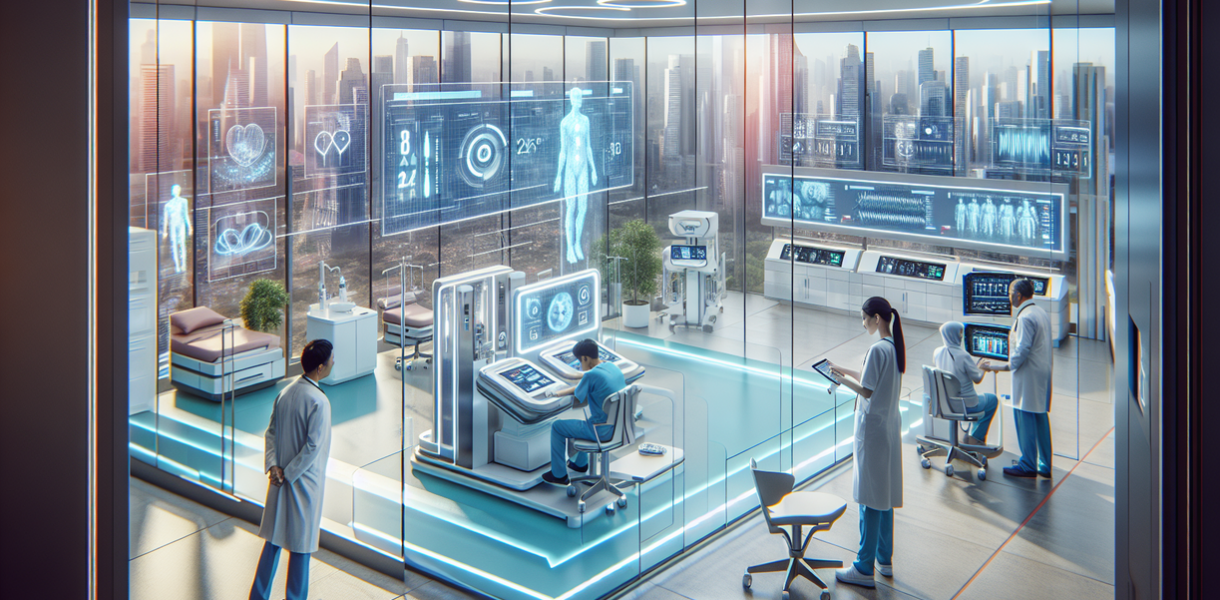 alt_text: Klinik futuristik MT Haryono Jakarta dengan desain modern dan teknologi canggih.