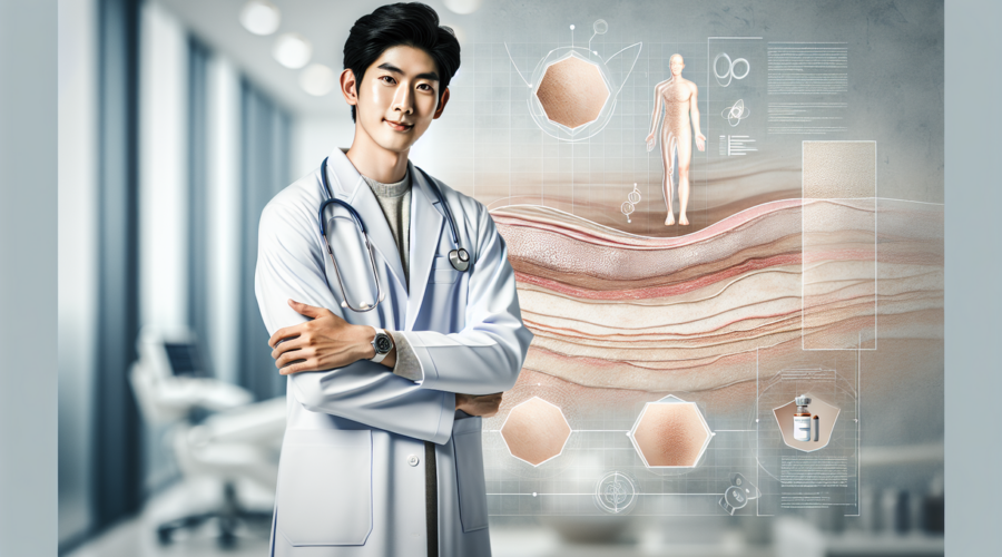 alt_text: Wanita memegang cermin, mengecek kulit wajah, mencari tanda kesehatan yang sering diabaikan.