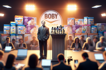 alt_text: Poster "Laporan Keracunan Nol" terkait risiko susu formula, tetap ada desakan penarikan produk.