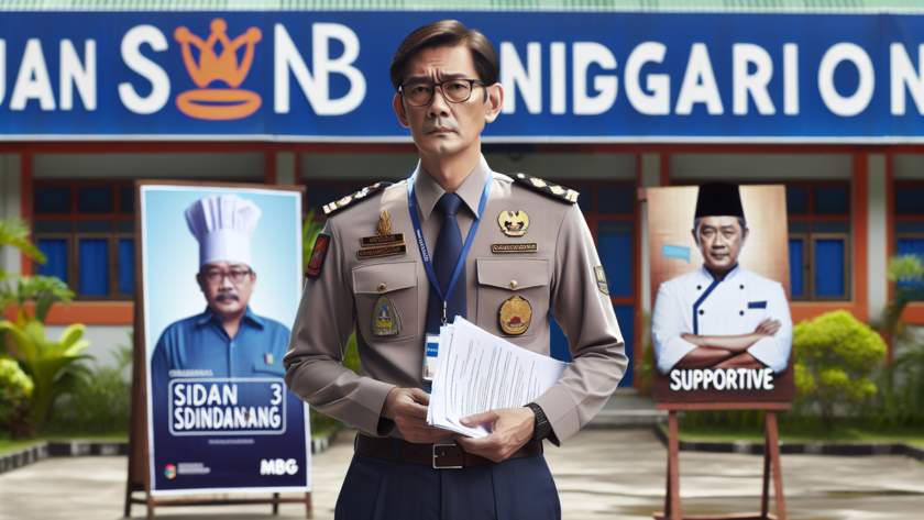 alt_text: Dapur sekolah MBG viral dan dirundung masalah makanan basi, timbul krisis kepercayaan publik.