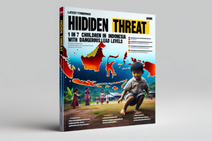 alt_text: Anak bermain dekat pipa tua, risiko paparan timbal mengintai lingkungan sehari-hari.