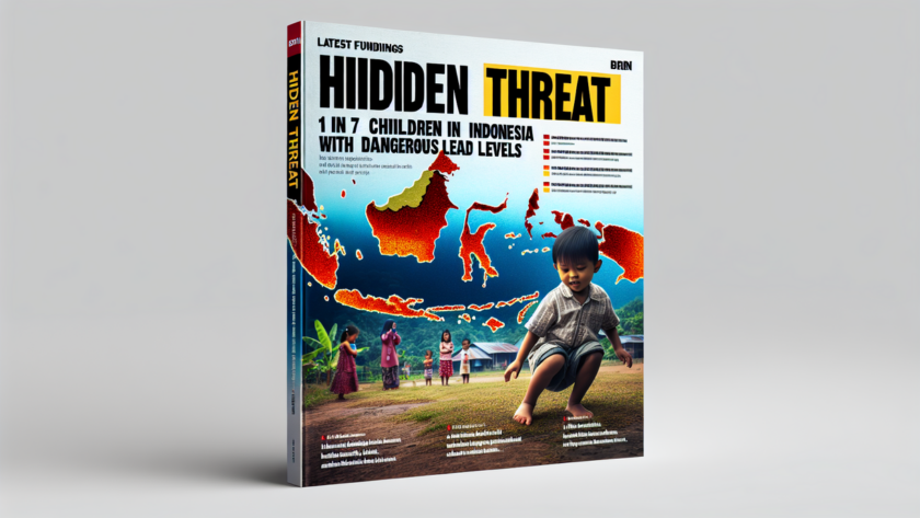 alt_text: Anak bermain dekat pipa tua, risiko paparan timbal mengintai lingkungan sehari-hari.