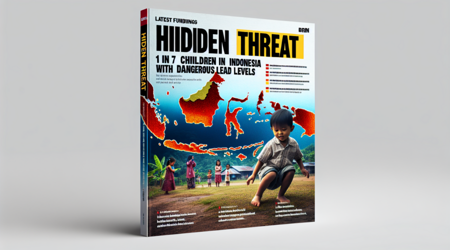 alt_text: Anak bermain dekat pipa tua, risiko paparan timbal mengintai lingkungan sehari-hari.
