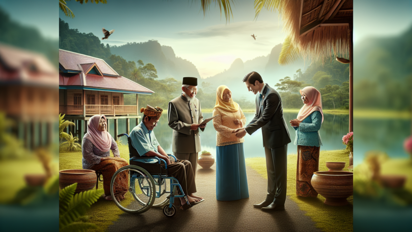 alt_text: Pelatihan difabel menuju kemandirian melalui bantuan tunai dan keterampilan wirausaha.