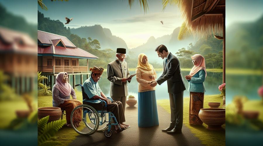 alt_text: Pelatihan difabel menuju kemandirian melalui bantuan tunai dan keterampilan wirausaha.