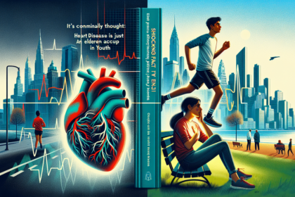 alt_text: Ilustrasi tentang kesadaran penyakit jantung untuk semua usia, bukan hanya orang tua.