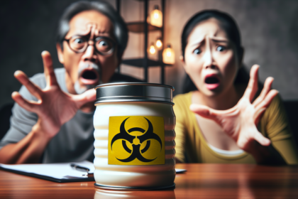 alt_text: Peringatan: Toksin ditemukan dalam susu formula, meningkatkan kekhawatiran orang tua.