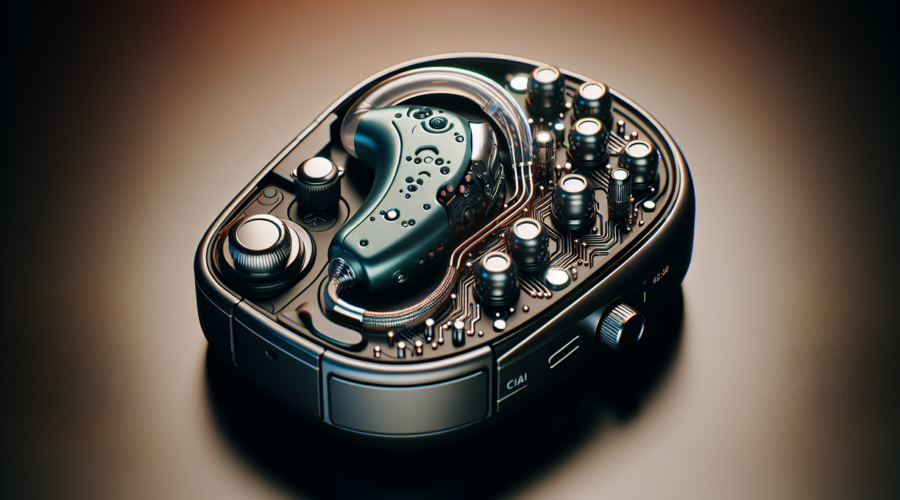 alt_text: Alat bantu dengar AI canggih menggantikan model lama, meningkatkan kualitas suara dan kenyamanan.