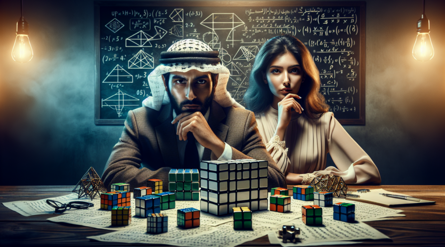 alt_text: Sekelompok orang memecahkan teka-teki bersama sambil melatih logika dengan cara menyenangkan.