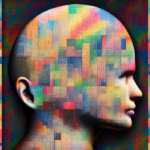 alt_text: Tes buta warna berbentuk lingkaran dengan angka tersembunyi di dalam pola warna.