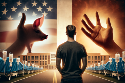 alt_text: Transplantasi ginjal babi ke manusia, terobosan medis untuk mengatasi kekurangan donor organ.