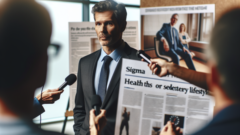 alt_text: Trump bicara soal kesehatan dan gaya hidup kurang aktif di hadapan media.