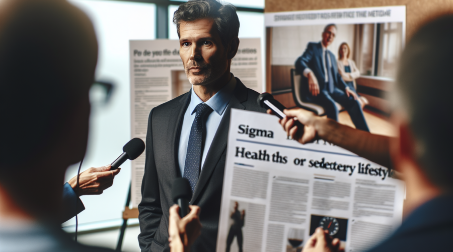 alt_text: Trump bicara soal kesehatan dan gaya hidup kurang aktif di hadapan media.