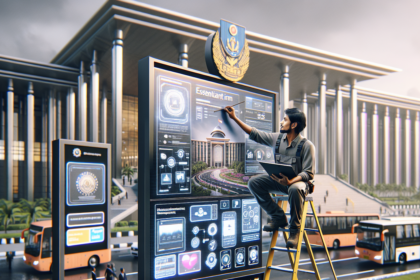 alt_text: "Infografis tentang pentingnya keterbukaan publik melalui pemrograman dan teknologi transparansi."