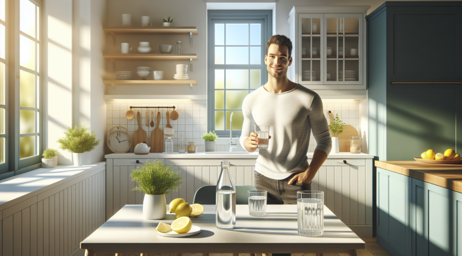 alt_text: "5 alasan penting minum air putih saat perut kosong untuk kesehatan optimal."