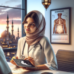 "alt_text": "Poster bedah plastik saat puasa: memadukan kesehatan, ibadah, dan risiko."