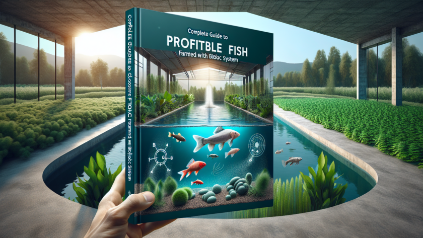 "alt_text": "Budidaya ikan bioflok modern dengan kolam penuh gelembung dan peralatan inovatif."