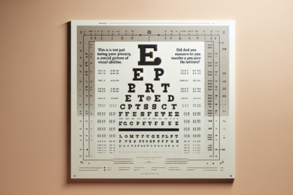 alt_text: Tes mata dengan pesan tersembunyi untuk menguji penglihatan, bisa jadi peringatan kesehatan.