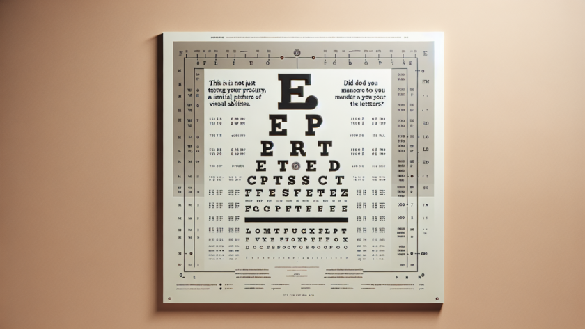 alt_text: Tes mata dengan pesan tersembunyi untuk menguji penglihatan, bisa jadi peringatan kesehatan.