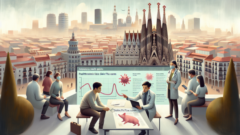 alt_text: Ilustrasi pandemi Flu Babi Spanyol dengan fokus pada ancaman global terbaru.