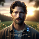 alt_text: Poster kampanye kesehatan kanker kolorektal menampilkan James Van Der Beek.