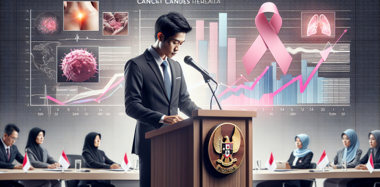 alt_text: Ilustrasi wanita dengan jam berdetak, menggambarkan deteksi kanker payudara setiap dua menit.