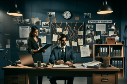 alt_text: Kapolres Sibolga AKBP Eddy Inganta berbincang tentang pengawasan penyidikan di kantornya.