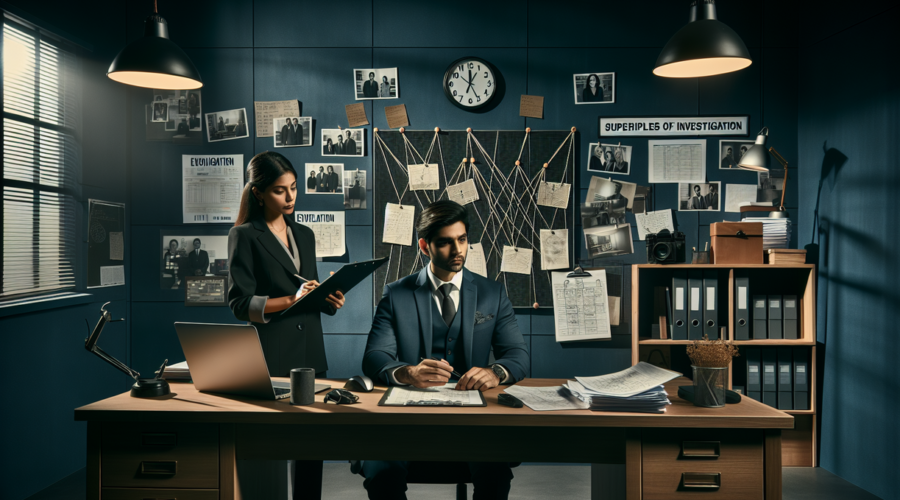 alt_text: Kapolres Sibolga AKBP Eddy Inganta berbincang tentang pengawasan penyidikan di kantornya.