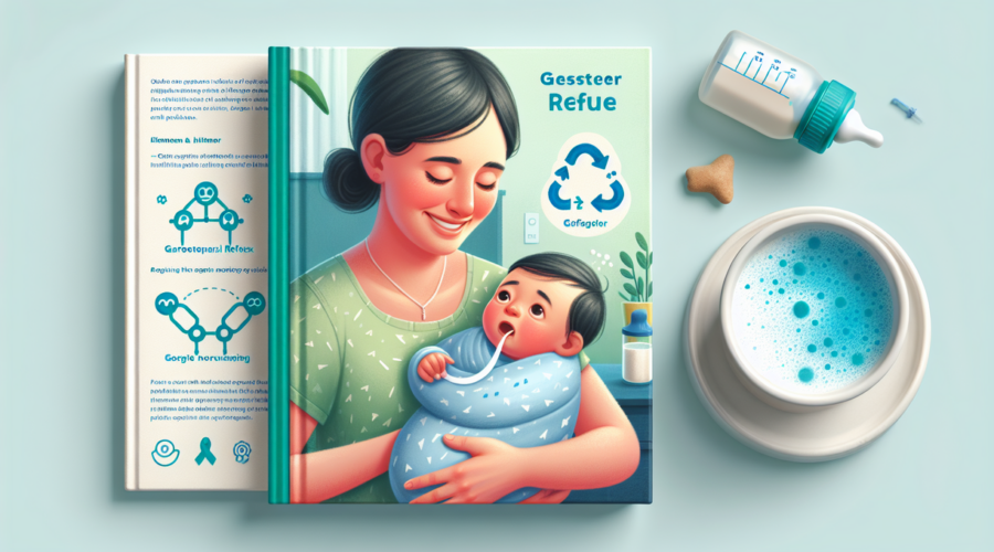 alt_text: Bayi telentang, tulisan "Health Bayi: Bedakan Gumoh Biasa atau GERD".