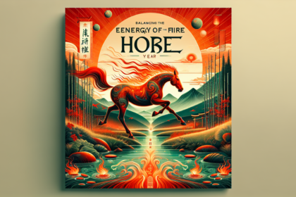 alt_text: Gaya hidup sehat di Tahun Kuda Api, penuh energi dan keseimbangan antara fisik dan batin.
