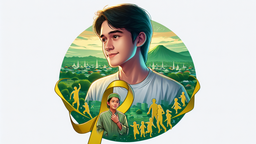 "alt_text": "Anak berjuang melawan kanker ginjal sejak kecil, penuh keberanian dan harapan."