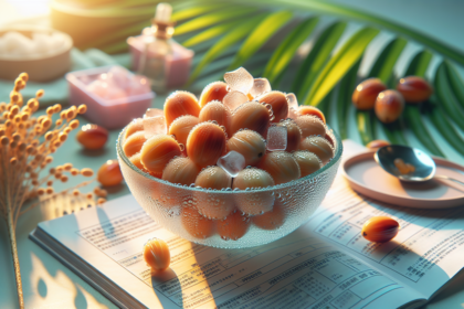 alt_text: Kolang-kaling kaya kalsium dan fosfor, bermanfaat untuk kesehatan tulang.