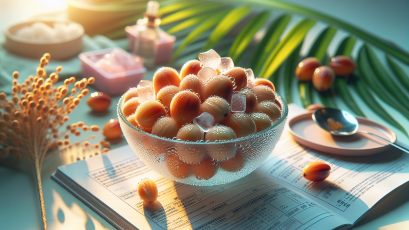 alt_text: Kolang-kaling kaya kalsium dan fosfor, bermanfaat untuk kesehatan tulang.