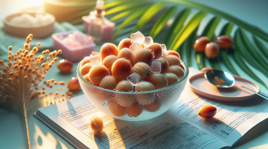 alt_text: Kolang-kaling kaya kalsium dan fosfor, bermanfaat untuk kesehatan tulang.