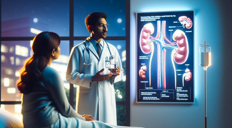 alt_text: Minum air malam hari, mitos rusak ginjal atau fakta kesehatan? Mari cari tahu jawabannya.