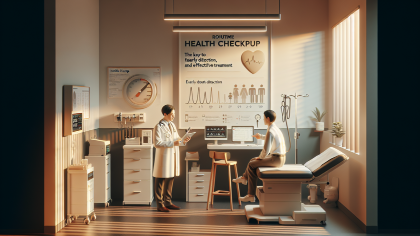 alt_text: Pemeriksaan kesehatan rutin dilakukan untuk mendeteksi masalah lebih awal dan menjaga kesejahteraan.