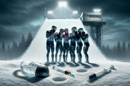 alt_text: Insiden seragam pengguna celana ketat merusak momen Olimpiade, memicu kontroversi publik.