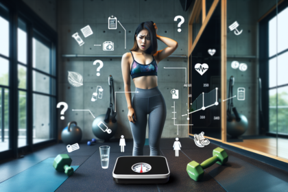 alt_text: Seorang berolahraga rutin, tapi berat badan tetap sulit turun; mencari cara efektif lainnya.