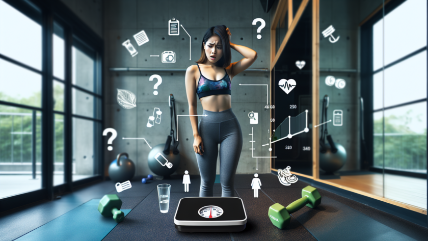 alt_text: Seorang berolahraga rutin, tapi berat badan tetap sulit turun; mencari cara efektif lainnya.