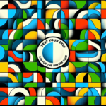 alt_text: "Gambar tes buta warna dengan pola berwarna, membantu mengevaluasi penglihatan warna."