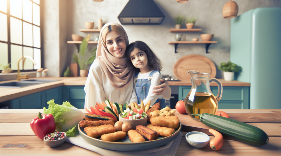 alt_text: Gorengan rumah lebih sehat untuk puasa, kontrol bahan dan minim minyak berlebih.